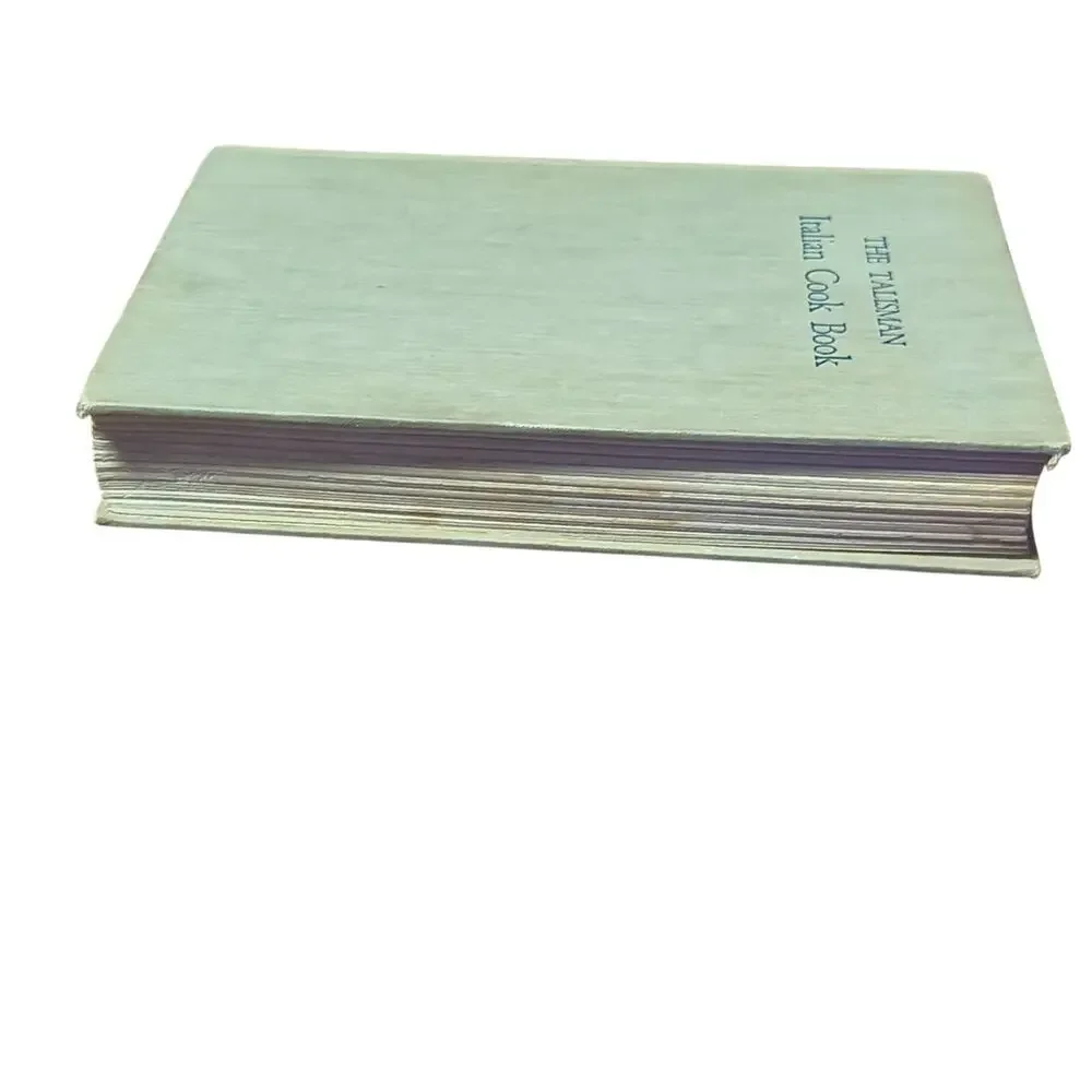 THE TALISMAN ITALIAN COOK BOOK Tenth Printing 1958